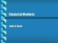 Financial Markets