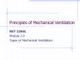 Principles of Mechanical Ventilation