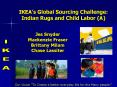 IKEAs Global Sourcing Challenge: Indian Rugs and Child Labor A