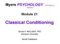 Myers PSYCHOLOGY 8th Edition in Modules