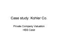 Case study: Kohler Co.